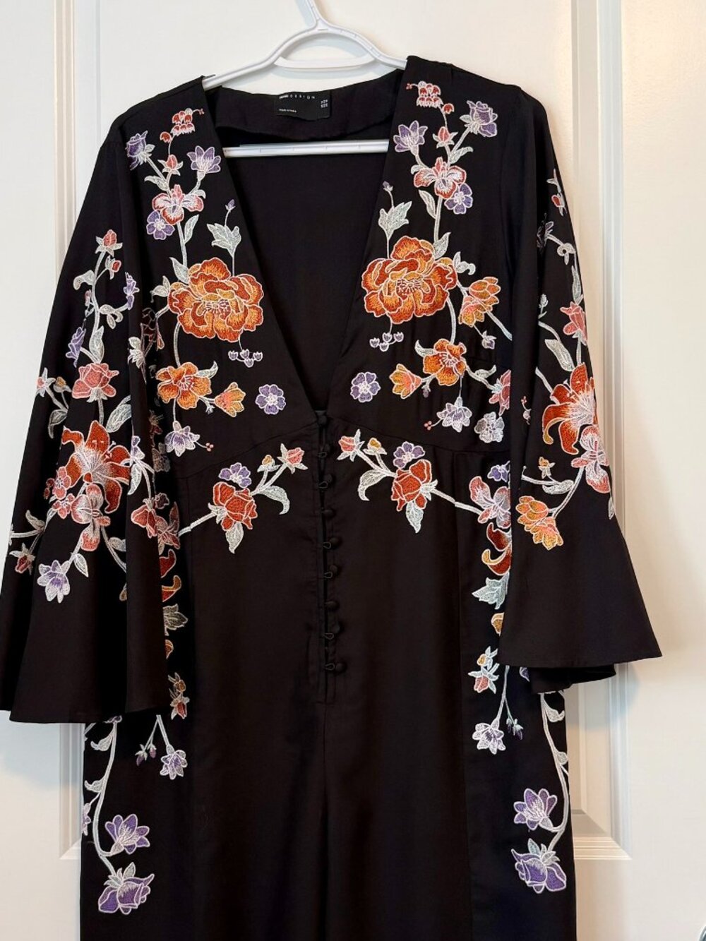 Beautiful Embroidered Jumpsuit - Made in India - From Nordstrom - Size 12